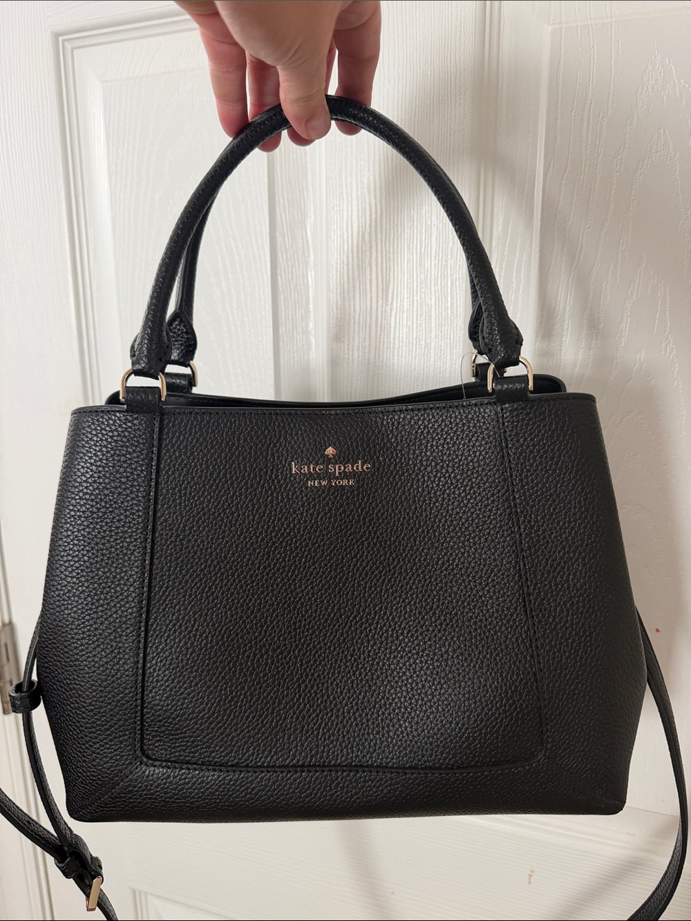 Kate Spade pebbled leather satchel